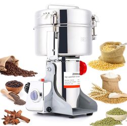 Commercial Electric Grain Mill Grinder 2000g