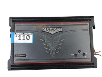 Kicker Zx1000.1 Black Car Audio Amplifier