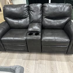 Leather Reclining Sofas