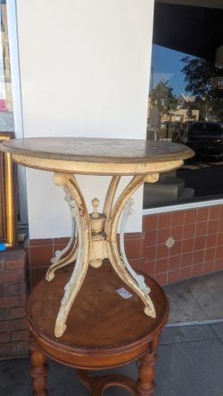 Vintage plant stand table