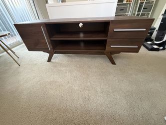 Wood TV stand