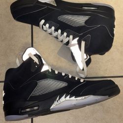 Air Jordan Retro 5(Black Metallic)Read Description)