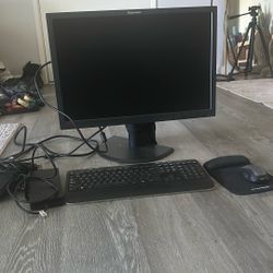 Computer Monitor  W/ Mouse 