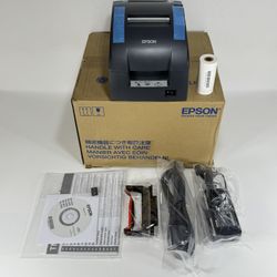 Epson TM-U220B Dark Gray Receipt Kitchen Printer Serial Auto Cutter ~ Brand NEW