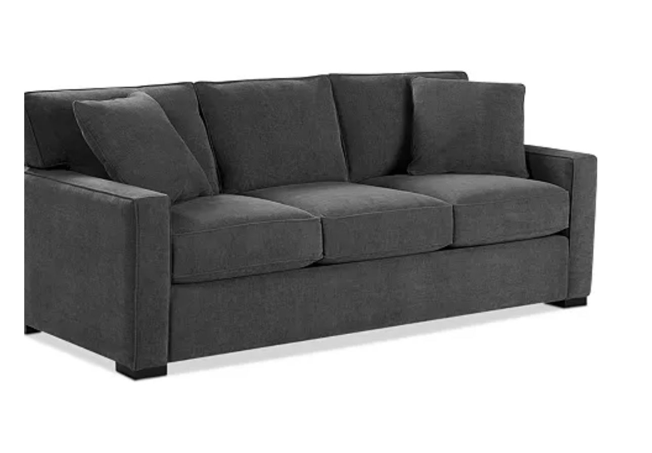 BEAUTIFUL Modern Contemporary Grey Couch with Matching Chair!