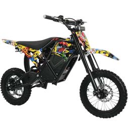 2500W Electric Dirt Bike for Teens & Adults - 37MPH Off-Road EBike, 48V 23AH Removable Battery E Bikes, 14"/12" Fat Tires Bicycle, Hydraulic Brakes Mo