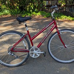 Raleigh C40 Cross Sport Step Through Medium Size Hybrid Bicycle 24 Speed 