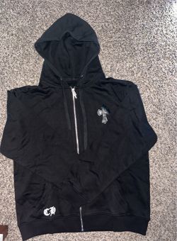 Chrome Hearts Black Zip-Up Hoodie