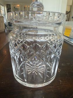 Waterford Crystal Biscuit Jar with Lid