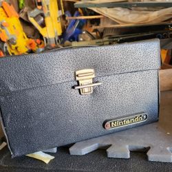 Original Nintendo nes game holder, carry case 