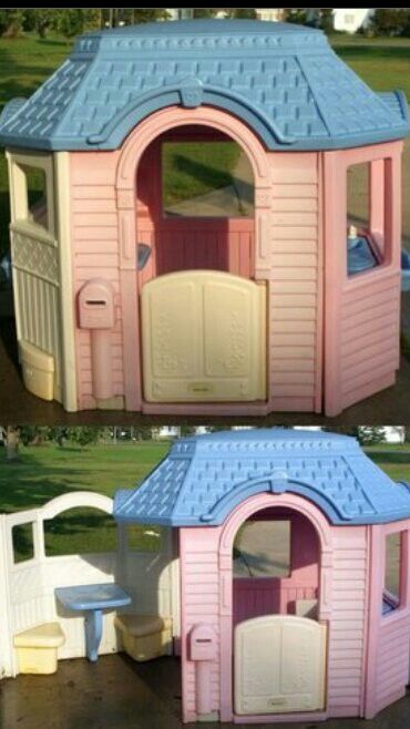 Oversized XL EXPANDABLE LITTLE TYKES PLAYHOUSE GR8 FOR LOTS OF KIDS TO PLAY OR SPECIAL NEEDS HANDICAPPED ACCESSIBLE