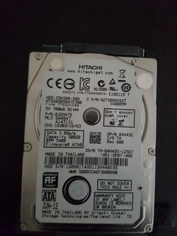 500GB SATA laptop harddrive