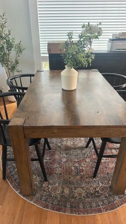 Table and chairs