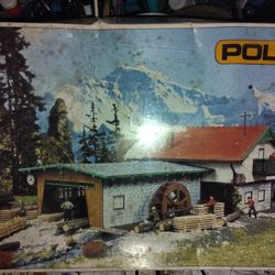 POLA HO Running Saw Mill Train Model Kit Vintage