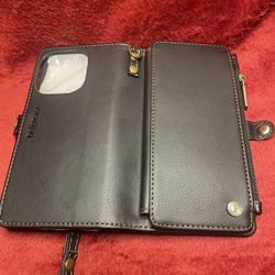 iPhone 14pro Defencase Phone Case W/wallet