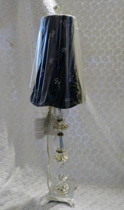Pair of Crystal Lamps