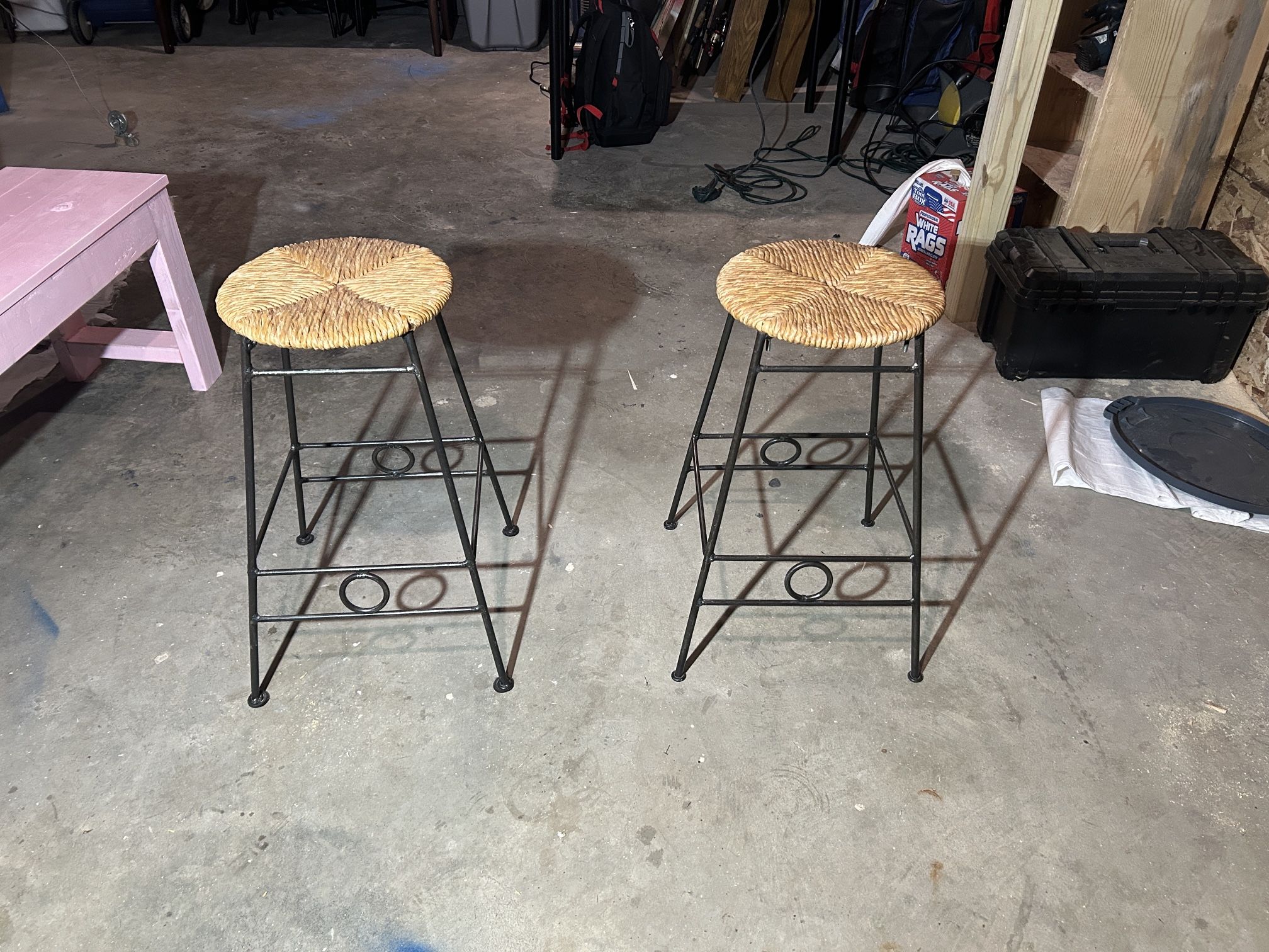 Wicker Bar Stools