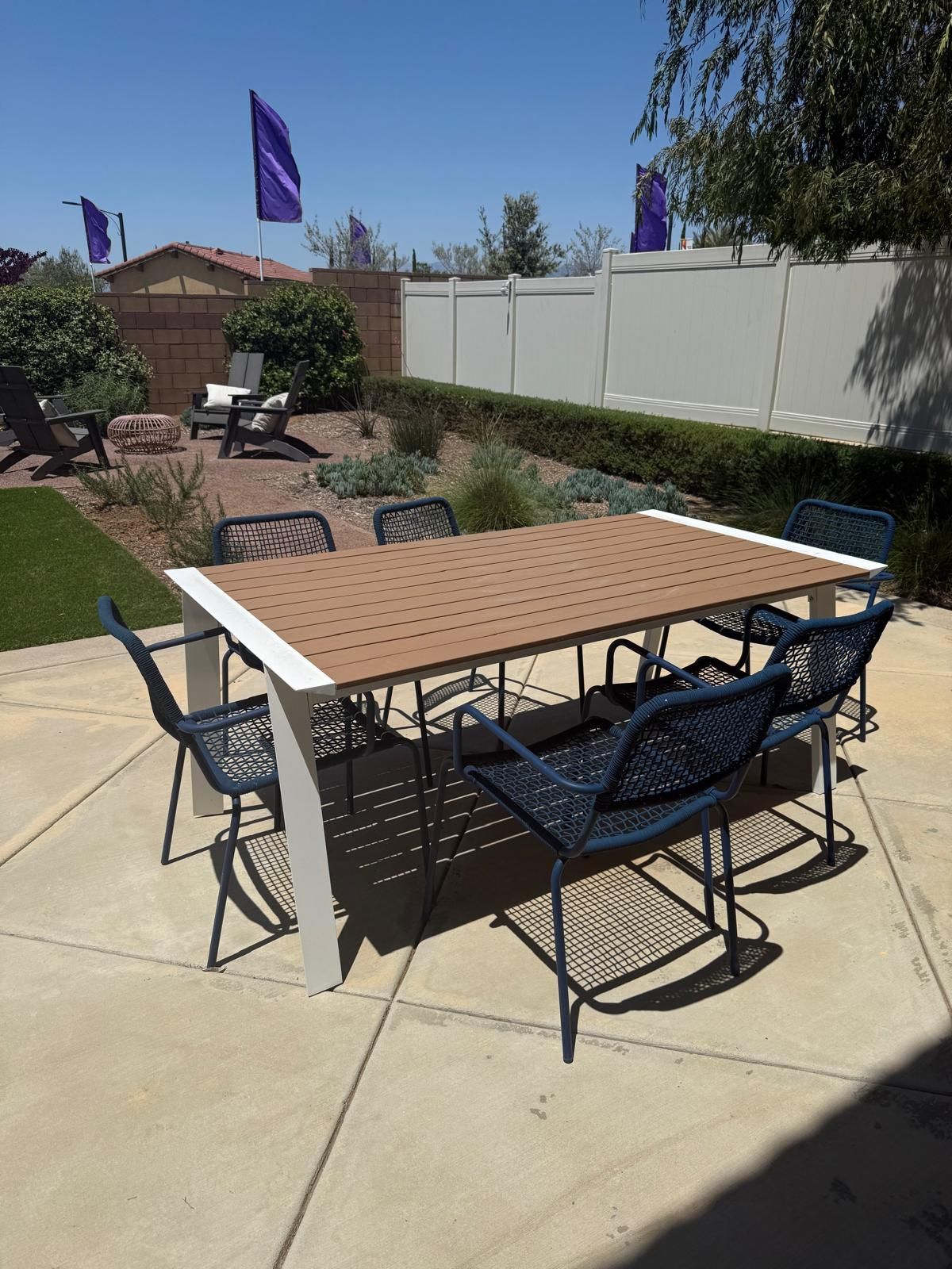 Patio Table And 6 Chairs Never Used