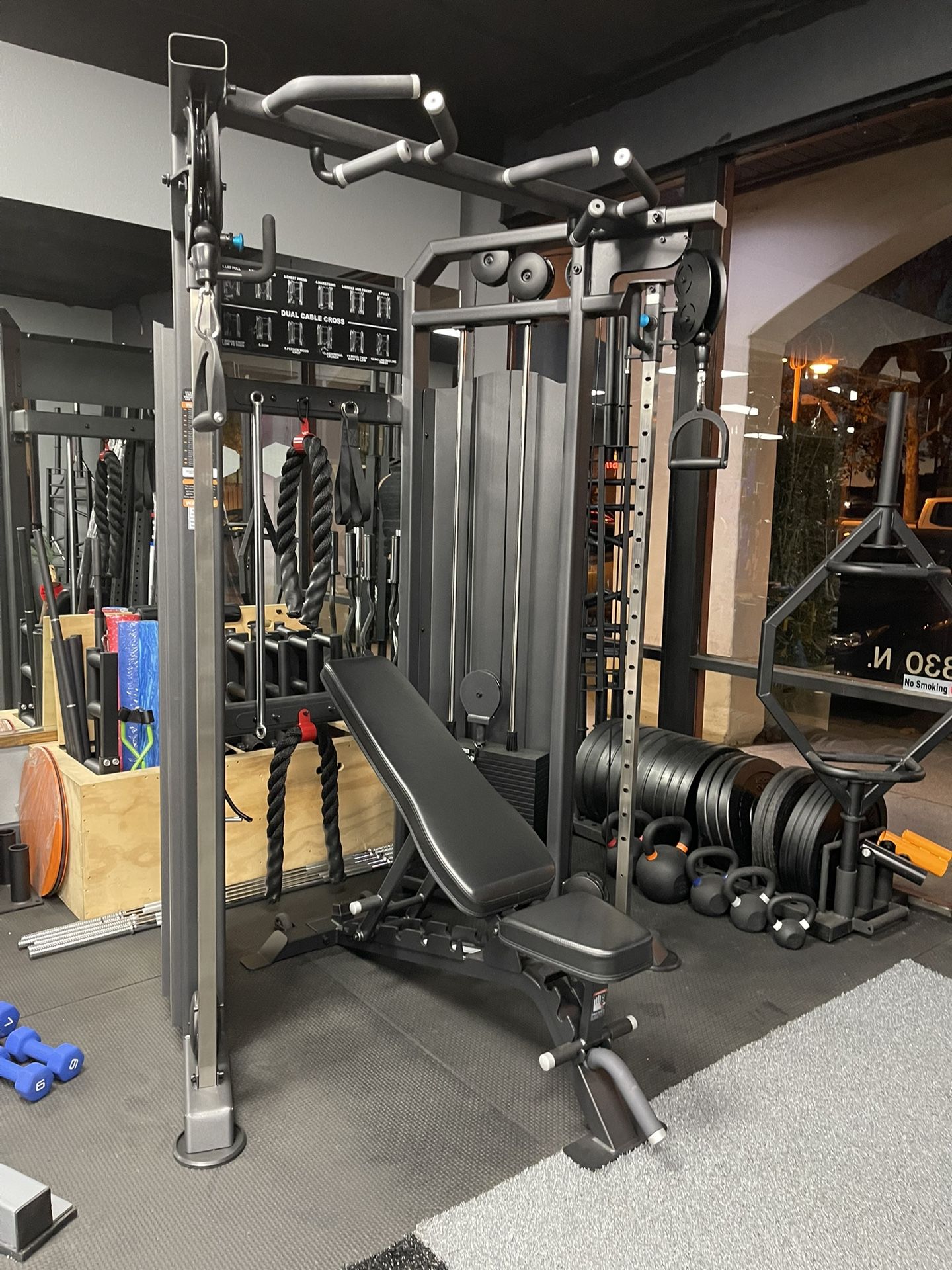 FUNCTIONAL TRAINER🔹WORKOUT HOME GYM EQUIPMENT
