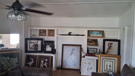 Lot of 15-Framed Decorative Paintings