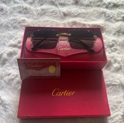 Cartier Rimless Sunglasses with Box and Card