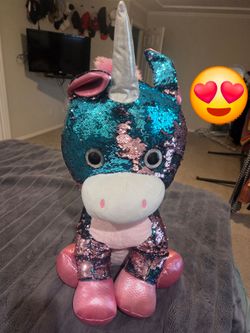 Sequins Unicorn Plush