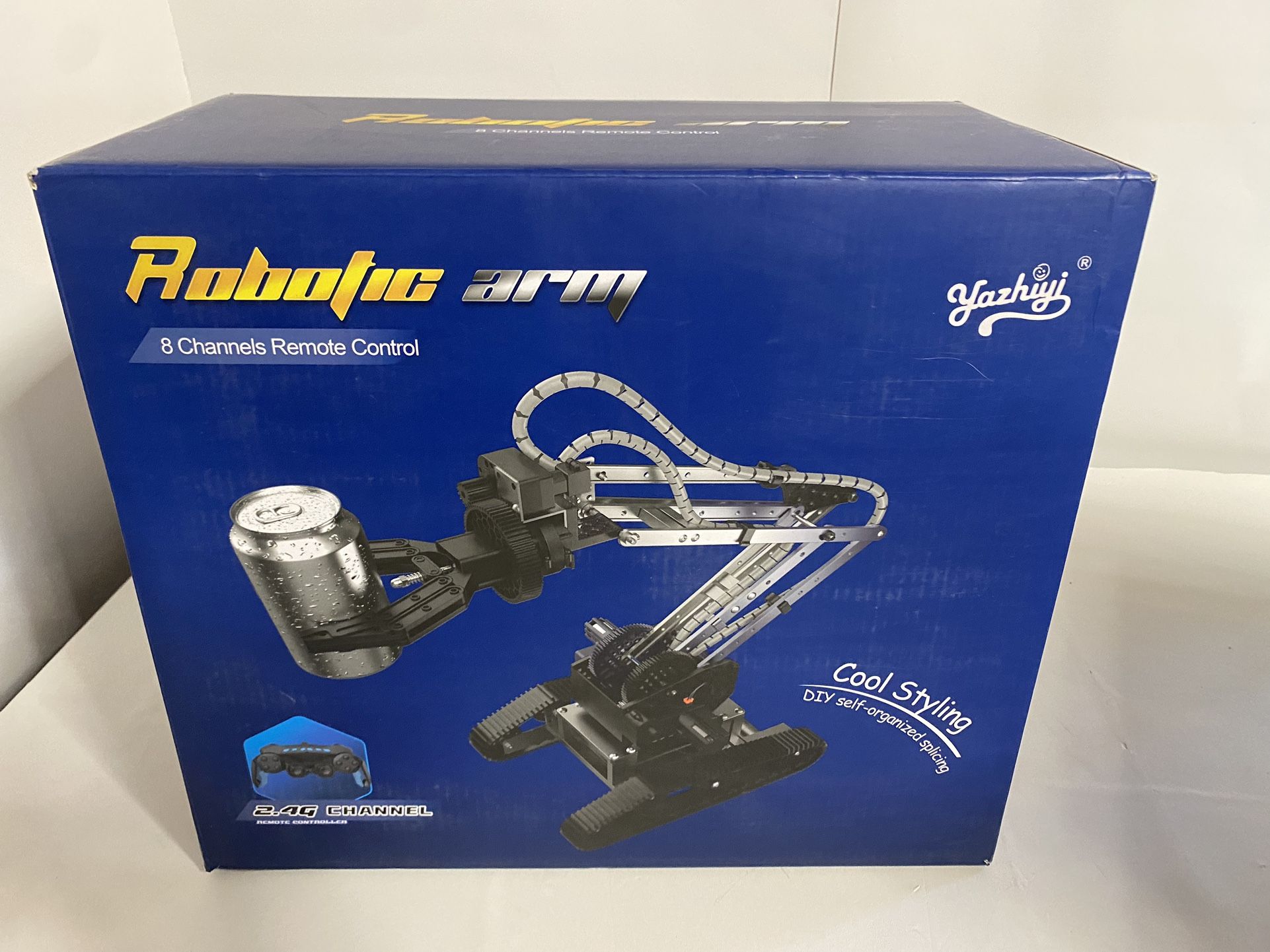 Robot Arm Kit Toys, Flexible Remote Control Robotic Arm with 360