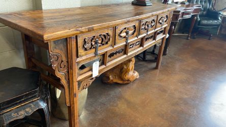 Antique Rustic Chinese altar table