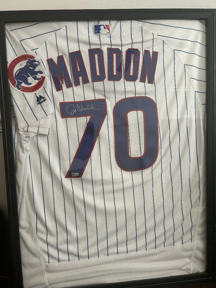 Cubs MADDON signed JERSEY