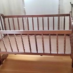 Beautiful wooden crib