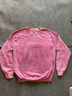 Medium pink tie dye crew sweater