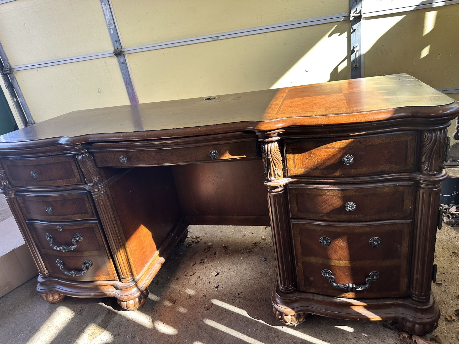 Vintage wooden desk