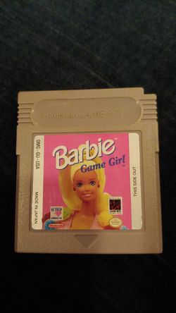 Barbie Game Girl Name Boy cartridge Nintendo