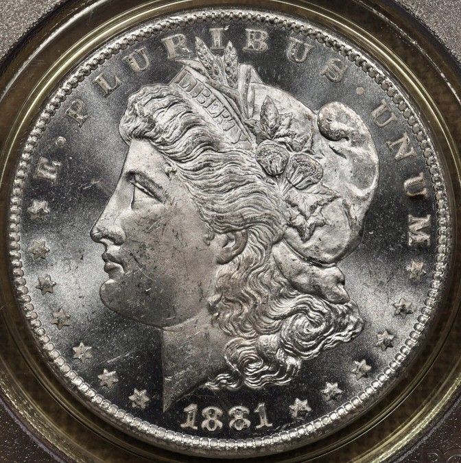 1881-CC Morgan dollar, clean & flashy, WOW!