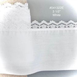 3 Yds of 3 1/2” White Trim #041322E