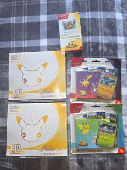 30th Celebration Pokemon Center ETB Tech Sticker Knock Out