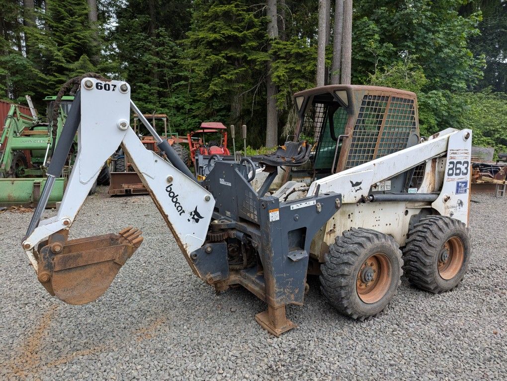 Bobcat Skid Steer with Backhoe