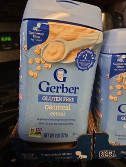 Gerber Gluten Free Oatmeal Baby Cereal 8oz