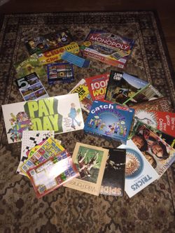 Games, puzzles, books