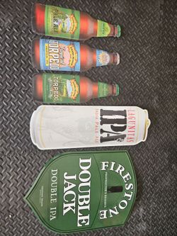 Alcohol bar sign and wall hangers