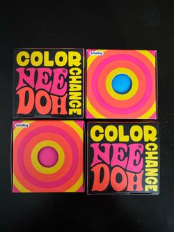 Needoh color change ball squish fidget toys