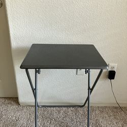 Gray Snack Or Laptop Folding Table