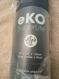 EKO super lite yoga mat 71x24 new