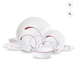 Corelle Splendor 12-Piece Glass Dinnerware Set (Service for 4)