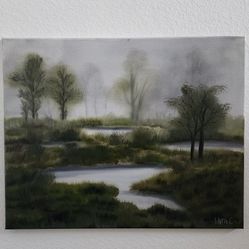 Original painting. Oil on canvas, 16-20 inches. 2024.