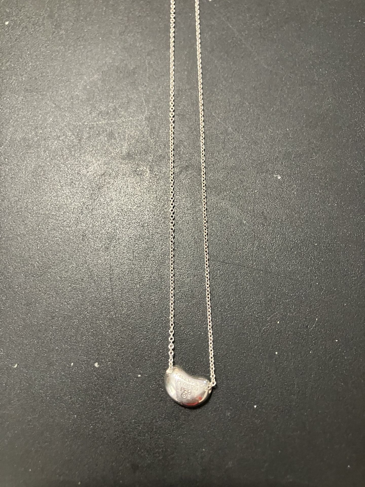 925 Authentic Tiffany Bean Necklace