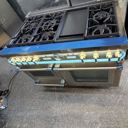 Thermador Pro Grand Stainless Steel Dual Fuel 48” Range Stove