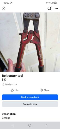 Bolt cutting tool