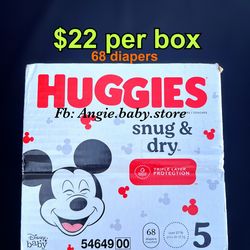 Huggies snug and dry size 5