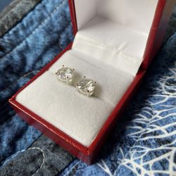 moissanite earring